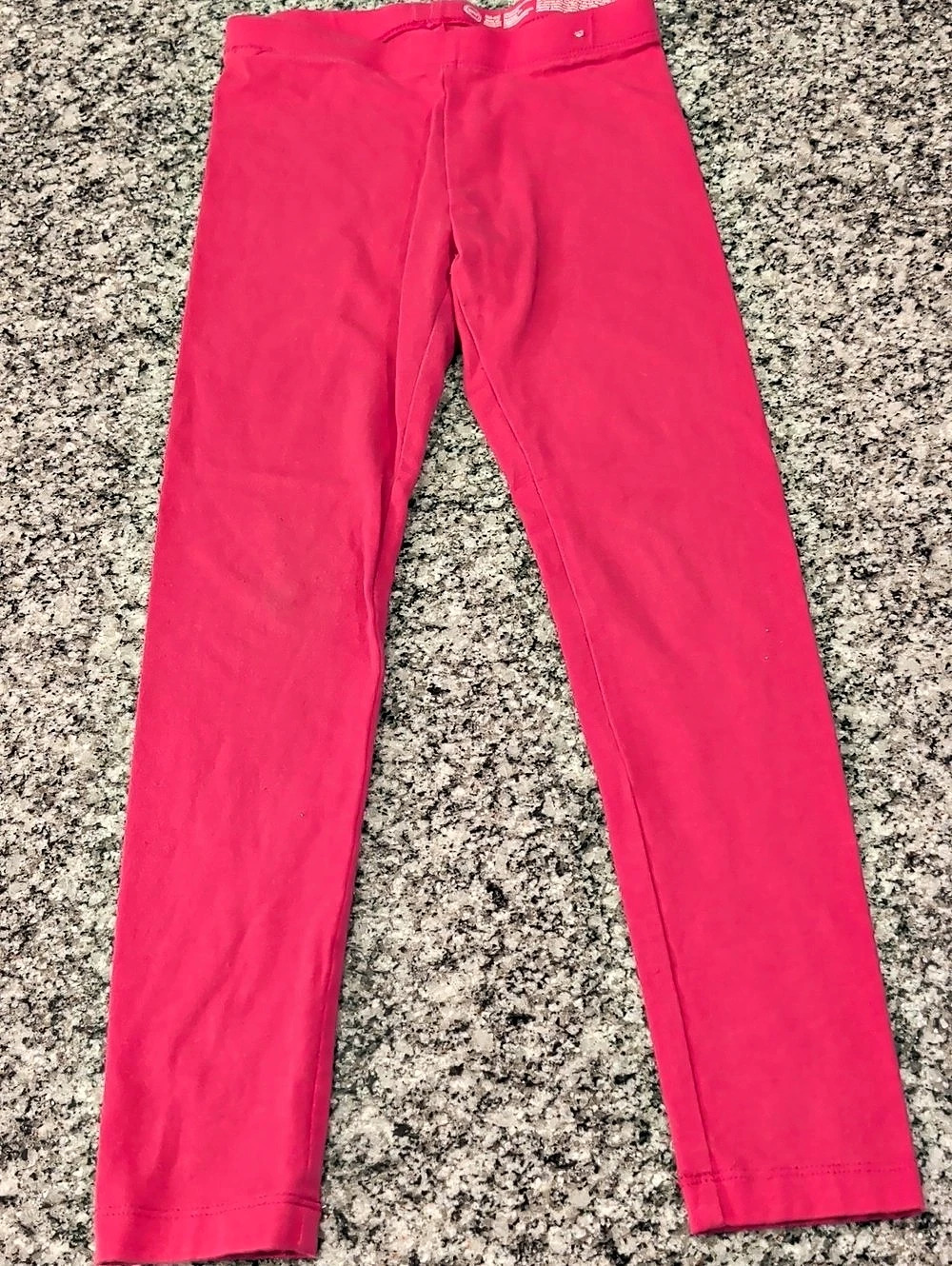 Wonder Nation Kid Tough Leggings Girls Pink Leggings Size Small